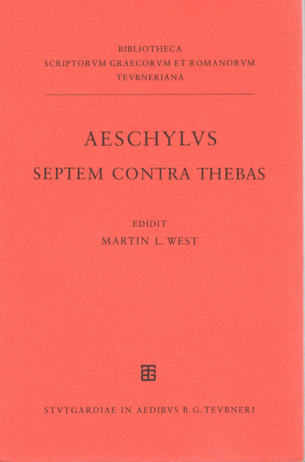 AESCHYLI SEPTEM CONTRA THEBAS