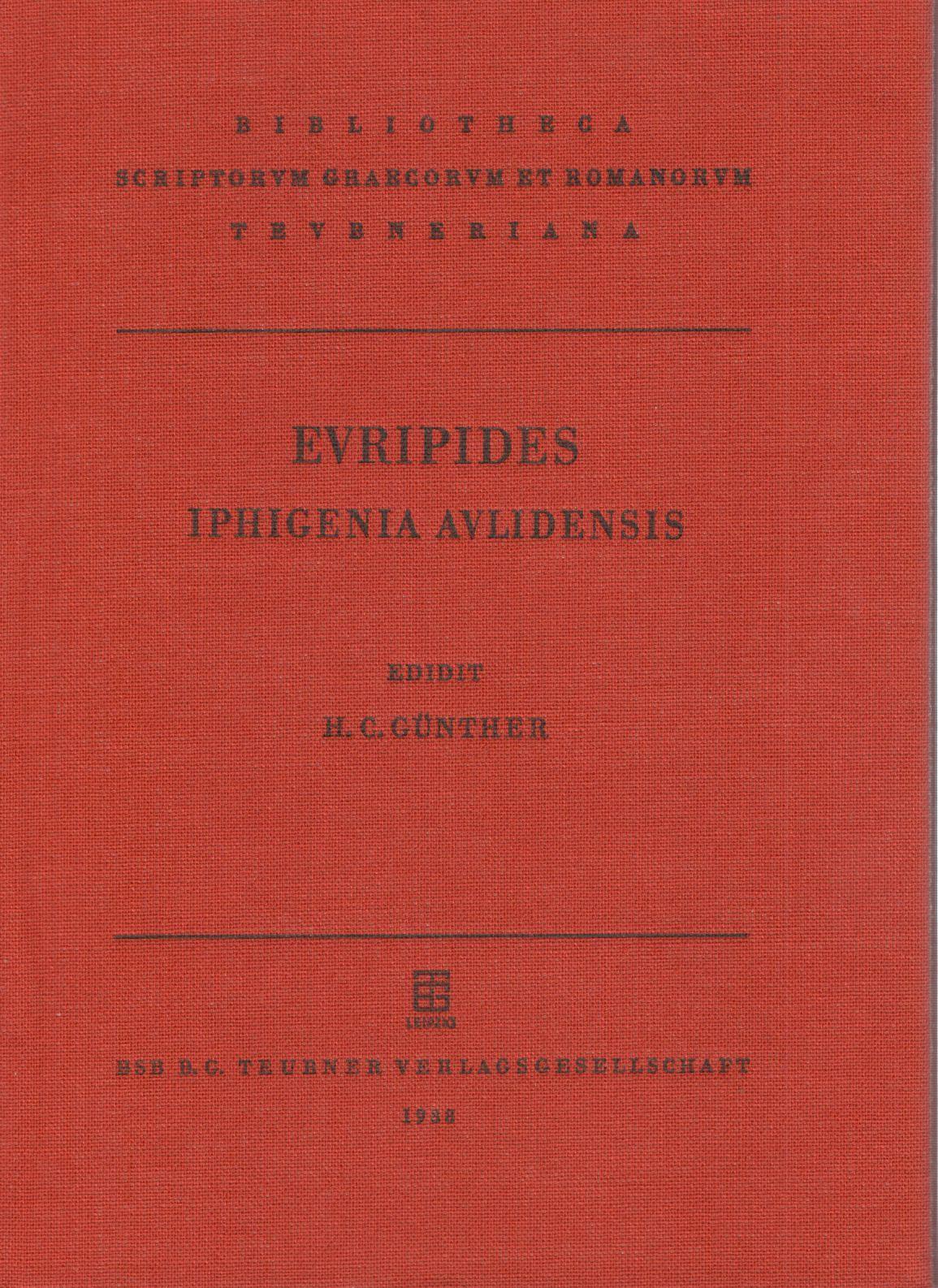 EURIPIDIS IPHIGENIA AVLIDENSIS