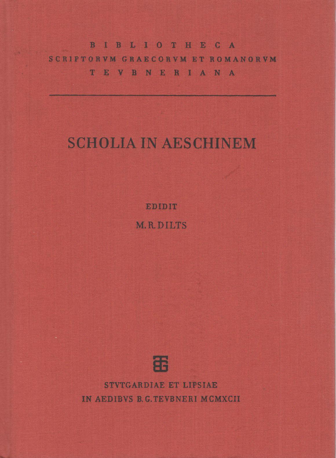 SCHOLIA IN AESCHINEM