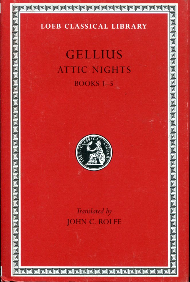 GELLIUS ATTIC NIGHTS, VOLUME I