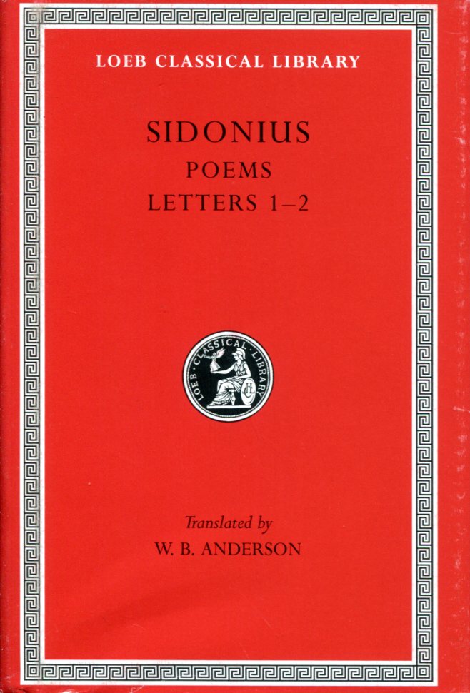 SIDONIUS POEMS. LETTERS