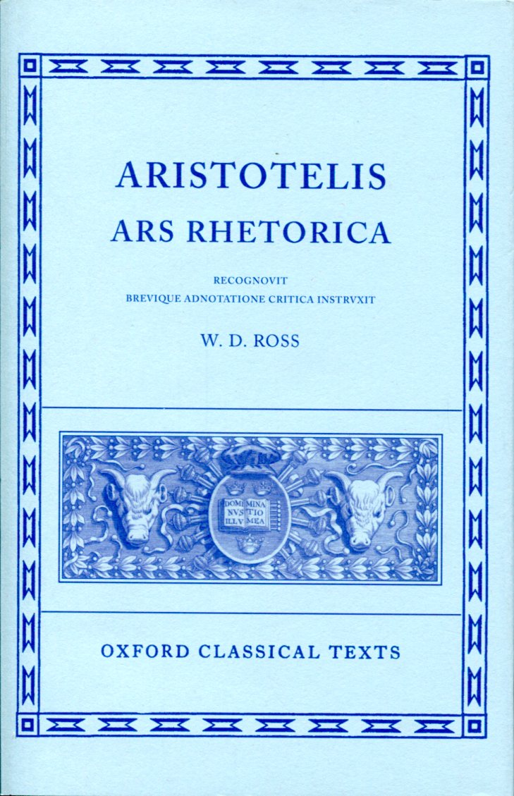 ARISTOTLE ARS RHETORICA