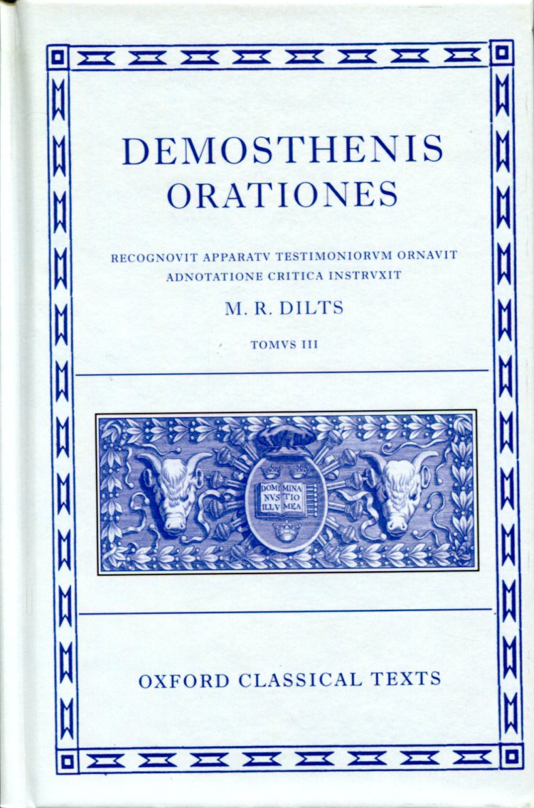 DEMOSTHENES ORATIONES: VOL. III