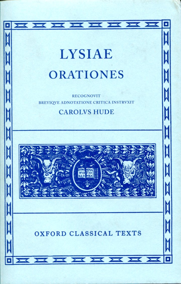 LYSIAS ORATIONES